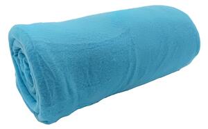 Тюркоазено одеяло от флийс 150x200 cm Plain – JAHU collections