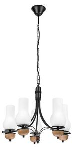 Brilagi - LED Пендел COTTAGE 5xE14/40W/230V бук/бял