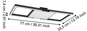 Eglo 390019 - LED Димируем плафон MACELLARA LED/26,2W/230V + д.у