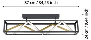 Eglo 390416 - LED Димируем полилей за повърхностен монтаж PENELA LED/45W/230V 2700-6500K + д.у