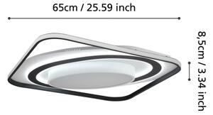 Eglo 39864 - LED Димируем плафон BENALAURIA LED/28W/230V+LED/13W+ LED/2,8W + д.у