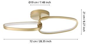 Eglo 390204 - LED Димируем полилей за повърхностен монтаж LODOSA LED/25W/230V 3000K