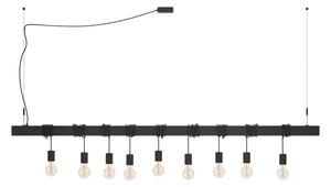Eglo 39939 - Пендел TOWNSHEND-B 9xE27/40W/230V черен