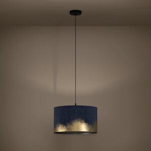 Eglo 39973 - Пендел CASUARITA 1xE27/40W/230V Ø 38 см син/златист
