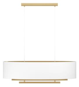 Eglo 390182 - Пендел PINETARA 4xE27/40W/230V бял/златист