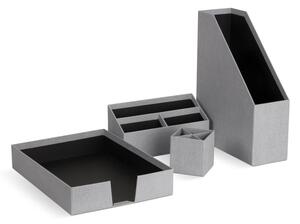 Картонени органайзери в комплект от 4 бр. Hugo Canvas Paper Laminate – Bigso