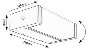Rabalux 77185 - LED Екстериорен аплик CUBBINGTON LED/18W/230V IP54