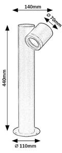 Rabalux 77112 - Екстериорна лампа ENOL 1xGU10/35W/230V IP44