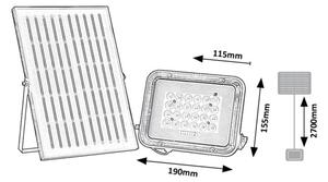 Rabalux 77141 - LED соларен прожектор MELK LED/6,5W/3,2V 1000mAh IP65