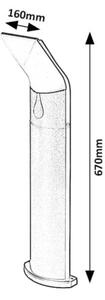 Rabalux 77173 - LED Екстериорна лампа TOLNA LED/10W/230V IP54