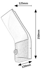 Rabalux 77172-LED външно стеннo осветление с сензор TOLNA LED/10W/230V IP54