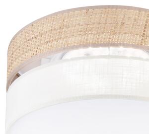 LED таванно осветително тяло SIRJA BOHO LED/20W/230V Ø 35 см бежово/кремаво