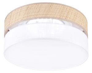 LED таванно осветително тяло SIRJA BOHO LED/20W/230V Ø 35 cm бежово/бяло