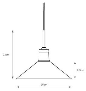 Markslöjd 108868 - Пендел VELA 1xE27/40W/230V месинг/зелен