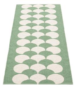 Зелена и кремава пътека за открито и закрито 70x150 cm Poppy Oregano – Pappelina