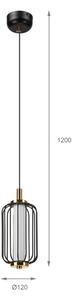 LED полилей на кабел BONNIE LED/10W/230V 3000K черен