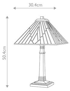 Elstead TF-ALDERLEY-TL-L - Настолна лампа Tiffany ALDERLEY 1xE27/60W/230V