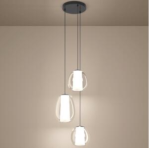 Eglo 390458 - LED димируем полилей MENORCA LED/7W/230V + 2xLED/5,5W+3xLED/1,6W хром