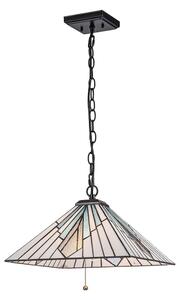 Elstead TF-ALDERLEY-P - Полилей на верига Tiffany ALDERLEY 1xE27/60W/230V