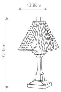Elstead TF-ALDERLEY-TL-S - Настолна лампа Тифани ALDERLEY 1xE14/40W/230V 32,3 см