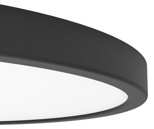 Eglo 901725 -LED RGBW димируемо таванно осветително тяло за баня FUEVA-Z LED/17,5W/230V 38,9cm IP44 черно