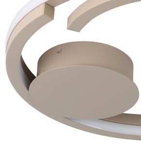 Eglo 901823-LED таванно осветително тяло MEZZOMONTE 2xLED/20W/230V Ø48 см бежово + дистанционно управление