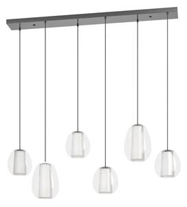 Eglo 390459 - димируема LED люстра MENORCA 2xLED/7W/230V + 4xLED/5,5W+6xLED/1,6W хром