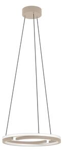 Eglo 901824 - Димируем LED полилей на кабел MEZZOMONTE 2xLED/20W/230V бежов + дистанционно управление