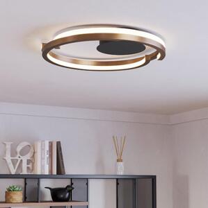 Eglo 901825-LED плафон MEZZOMONTE, 2xLED/20W/230V, Ø48 cm, бронзов, с дистанционно управление