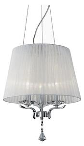 Ideal Lux - Пендел PEGASO 3xE14/28W/230V Ø 40 см лъскав хром