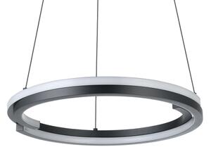 Eglo 901822 - LED димируем полилей на кабел MEZZOMONTE 2xLED/20W/230V черен + дистанционно управление