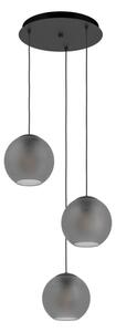 Eglo 390213 - Пендел ARANGONA 3xE27/40W/230V опушен