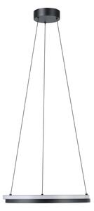 Eglo 901822 - LED димируем полилей на кабел MEZZOMONTE 2xLED/20W/230V черен + дистанционно управление