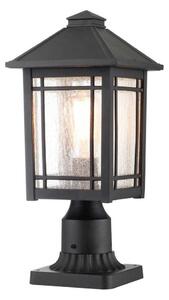 Quoizel QZ-CEDAR-POINT3-M-BK - Екстериорна лампа CEDAR POINT 1xE27/60W/230V IP44