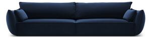 Тъмносин кадифен диван 248 cm Vanda – Mazzini Sofas