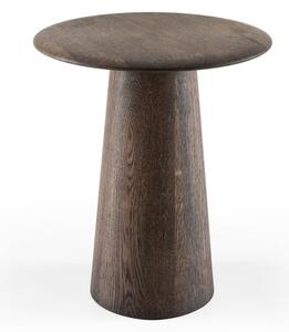 Кръгла странична масичка от масивен дъб ø 40 cm Mushroom – Gazzda