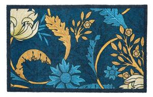 Изтривалка 50x80 cm William Morris Blue – Artsy Doormats