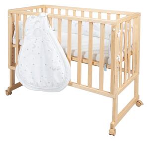 Детско креватче на колелца 90x45 cm естествено Star Magic – Roba