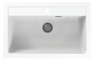 ALVEUS 1140443 - Кухненска мивка ATROX 79x50 см гранит/бял