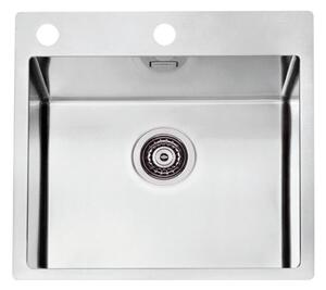 ALVEUS 1103609 - Кухненска мивка PURE 52,5x51,5 см сатен