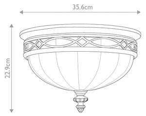 Feiss FE-DRAWING-ROOM-FB - Плафон DRAWING ROOM 3xE27/60W/230V