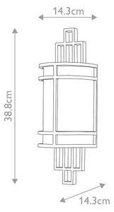 Feiss FE-FUSION1-PNBR - Аплик FUSION 1xE27/60W/230V