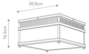 Elstead HOLBORN-F-BB - Външно осветително тяло HOLBORN 2xE27/60W/230V IP44, златисто