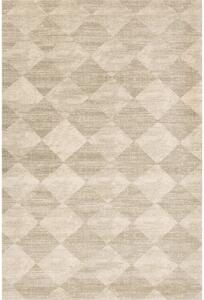 Бежов вълнен килим 200x300 cm Agnus Checkered – Agnella