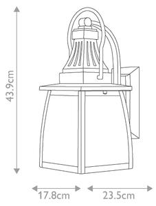 Hinkley HK-MONTAUK-M - Екстериорен аплик MONTAUK 2xE14/60W/230V IP44