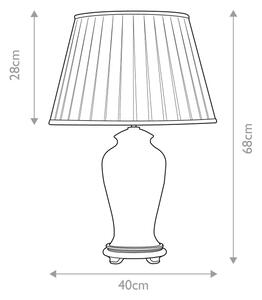 Elstead DL-SASHI-TL - Настолна лампа SASHI 1xE27/60W/230V