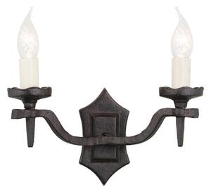 Elstead RY2B-BLACK - Аплик RECTORY 2xE14/60W/230V