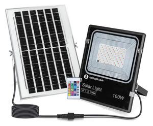 Aigostar - LED RGB соларен прожектор 100W, 3,2V, IP66, димер + DO
