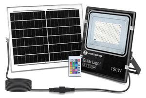 Aigostar - LED RGB соларен прожектор 150W/3,2V IP66 с димер и DO