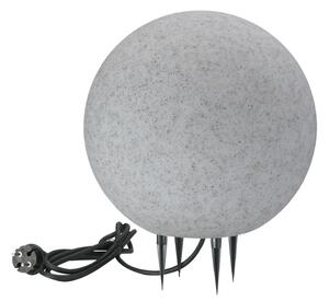 Екстериорна лампа ARGENTO 1xE27/15W/230V Ø 30 см IP65 сив